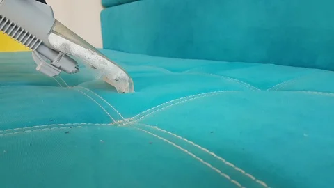 Vacuum cleaner couch Stock Footage 89247777