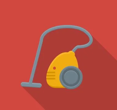 Vacuum cleaner flat icon Stock Illustration