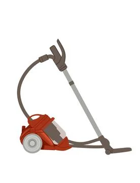 Vacuum cleaner for home usage classic design vector illustration Stock Illustration
