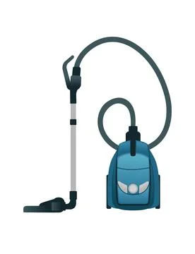 Vacuum cleaner for home usage classic design vector illustration Stock Illustration