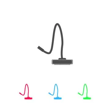 Vacuum Cleaner icon flat. Stock Illustration