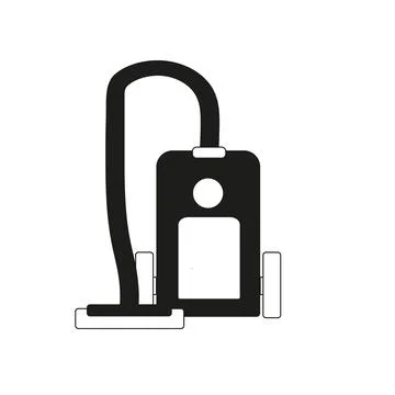 Vacuum Cleaner icon or logo isolated sign symbol vector illustration Stock Illustration