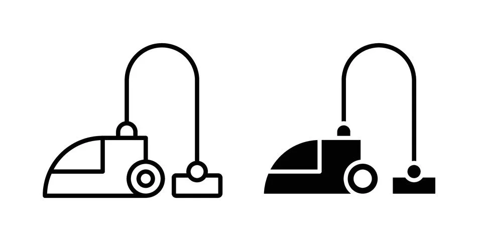 Vacuum cleaner icon vector design. EPS10 Stock Illustration
