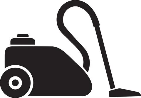 Vacuum Cleaner icon vector| Electronic cleaner icon Stock Illustration