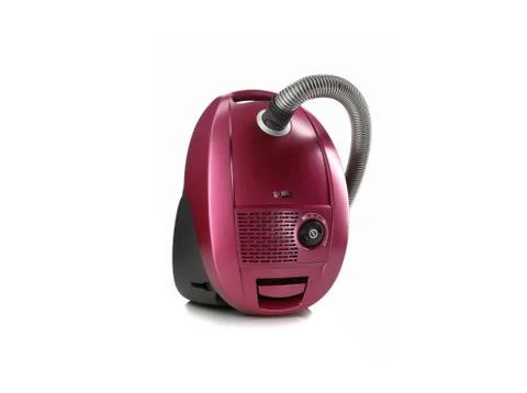 Vacuum cleaner isolated on the white Foto stock