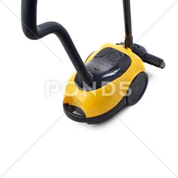 Vacuum cleaner over isolated white background Stock Photos
