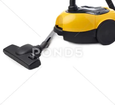 Vacuum cleaner over isolated white background Stock Photos