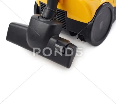 Vacuum cleaner over isolated white background Stock Photos
