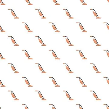 Vacuum cleaner pattern for household cleaning backgrounds Illustrazione stock