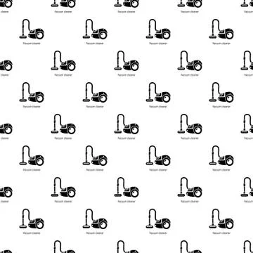 Vacuum cleaner pattern seamless Stockillustratie
