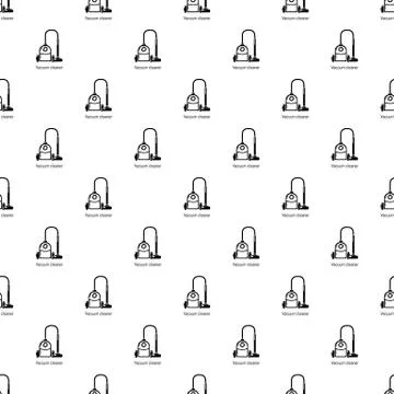 Vacuum cleaner pattern seamless イラスト素材