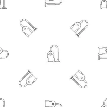 Vacuum cleaner pattern seamless vector Stock Illustration