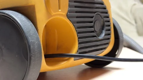 Vacuum Cleaner Revving Up With a Powerful and Intense Motor Hum Stock Footage 328797994