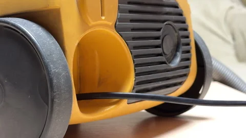 Vacuum Cleaner Revving Up With a Powerful and Intense Motor Hum Stock Footage 328798140