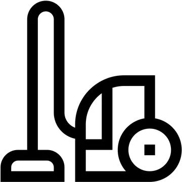 Vacuum Cleaner Vector Icon Design Illustration Stock Illustration