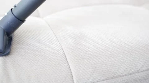 Vacuum cleaning sofa close-up Stock Footage 46265160