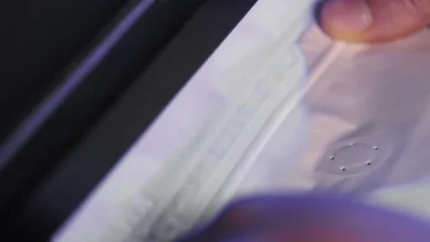 Vacuum Coffee packing - sealing machine Stock Footage 159673767