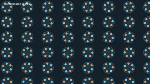 Vacuum Pump Oil Separator Vortex Seamless Technical Loop Stock-Footage 346906581