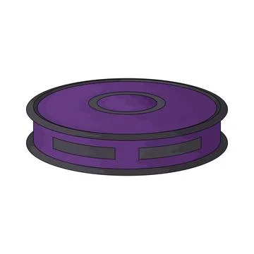 Vacuum robot illustration Illustrazione stock