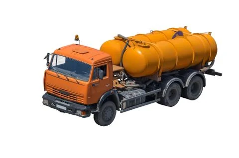 Vacuum trucks Stock Photos