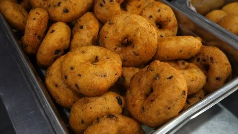 Vada-indian-donuts Stock Footage 98084732