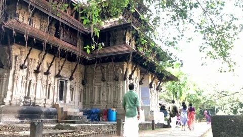 Vadakkumnathan Temple Stock Footage 230018040