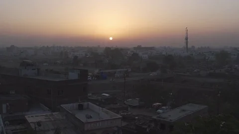 Vadodara Sunrise Stock Footage 75461435