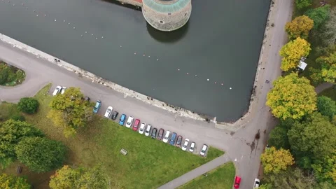 Vadstena castle Stock Footage 147675475