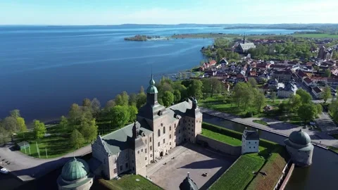 Vadstena Castle Video stock 276954622