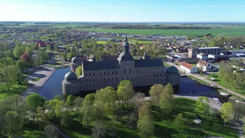 Vadstena Castle Video stock 276954629