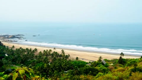 Vagator beach 스톡 동영상 175685271