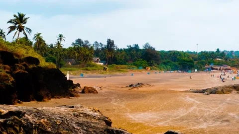 Vagator beach 스톡 동영상 177901142