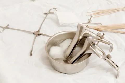 Vaginal Speculum sterilized Stock Photos