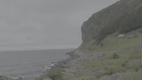 Vågsøy, by shore Stock Footage 342050225