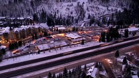 Vail Night Timelapse Stock Footage 166927906