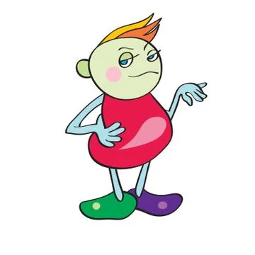 Vain emoticon Stock Illustration