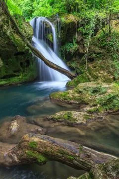 Vaioaga waterfall Stock Photos