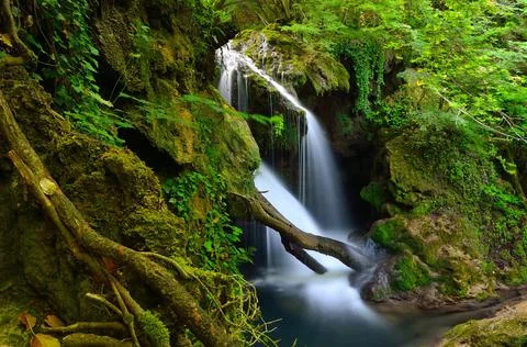 Vaioaga waterfall Stock Photos