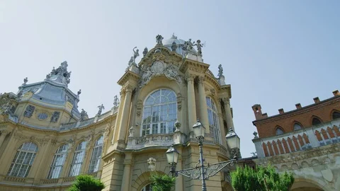 The Vajdahunyad Castle Stock Footage 99798168