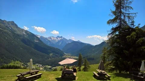 Val Ayas Stock-Fotos