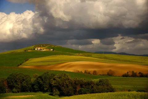 Val d'orcia 写真素材