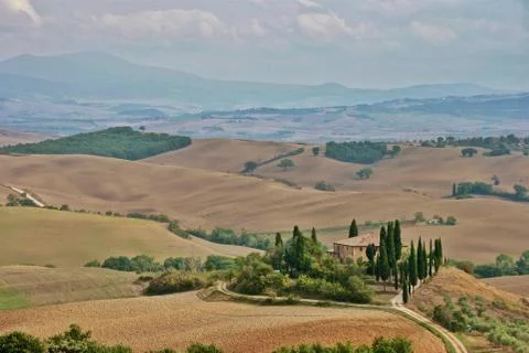 Val d'Orcia Stock Photos