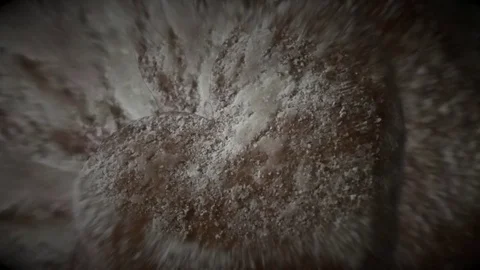 Valantine's Biscuit Hearts Video Loop Stock Footage 71814994