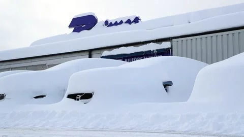 Valdemarsvik, winter Stock Footage 148230713