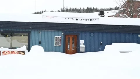 Valdemarsvik, winter Stock Footage 148230738
