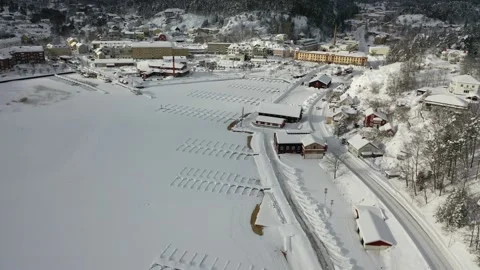 Valdemarsvik, winter Video stock 164397001