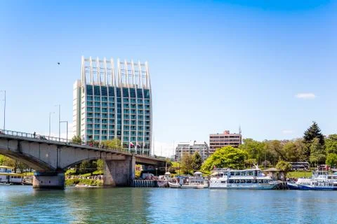 Valdivia view from the river Stock Photos