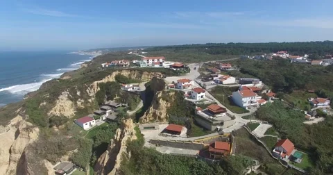 Vale Furado aerial view Stock Footage 55437251
