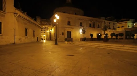 Valencia Archbishop Square 库存影片 7905979