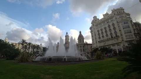 Valencia city view 4 Stock Footage 79704728